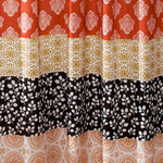 Bohemian Stripe Window Curtain Panel Set