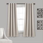 Insulated Grommet Blackout Window Curtain Panel Set