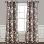 Delsey Floral Absolute Blackout Window Curtain Set