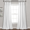 Lydia Ruffle Window Curtain Panel Set