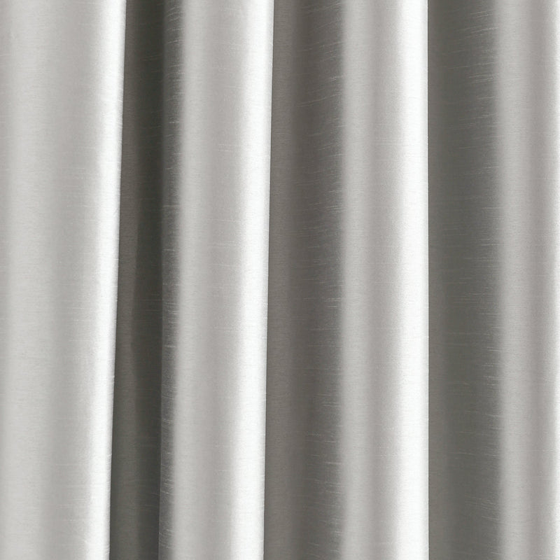 Faux Silk 100% Blackout Window Curtain Panel