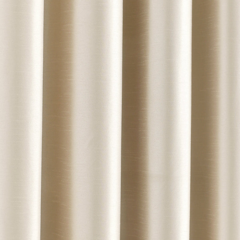 Faux Silk 100% Blackout Window Curtain Panel