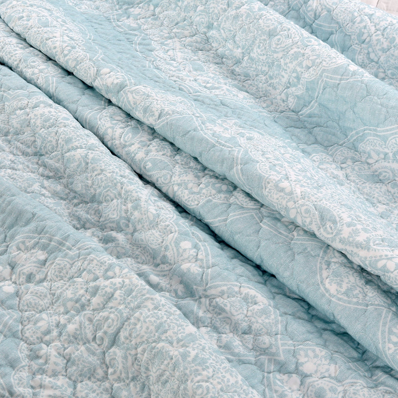 Lucianna Ruffle Edge Cotton Bedspread Set