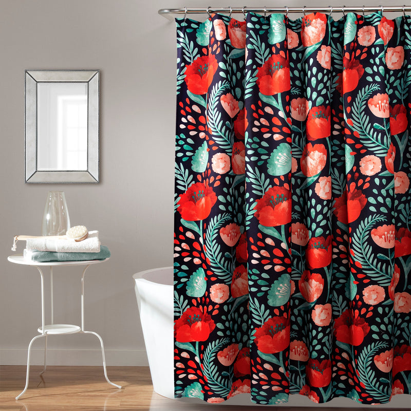 Poppy Garden Shower Curtain