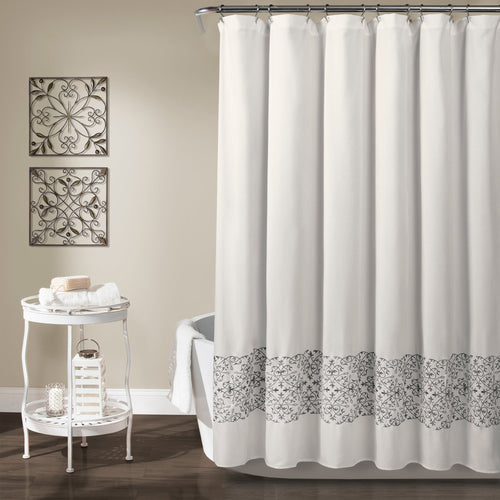 Scroll Medallion Shower Curtain