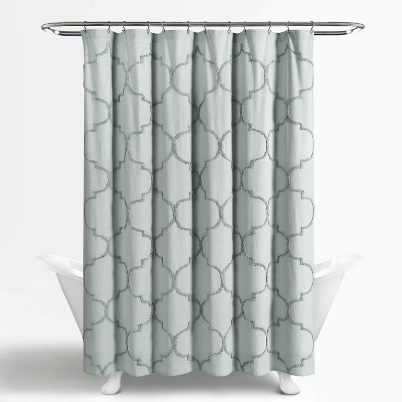 Avon Chenille Trellis Shower Curtain