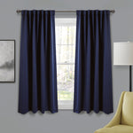 Insulated Back Tab Blackout Curtain Panel Set