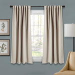 Insulated Back Tab Blackout Curtain Panel Set