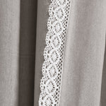 Rosalie Faux Linen Window Panel Set