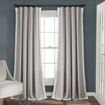 Rosalie Faux Linen Window Panel Set