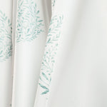 Teardrop Leaf Room Darkening Window Curtain Panel Set