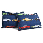 Race Cars Quilt 3 Piece Set Full/Queen Size