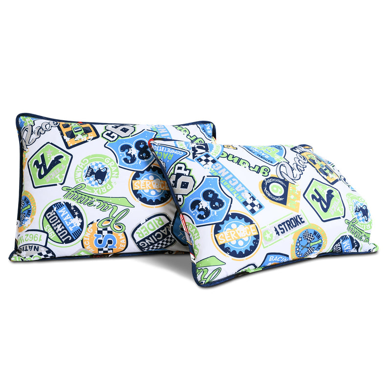 Race Cars Quilt 3 Piece Set Full/Queen Size