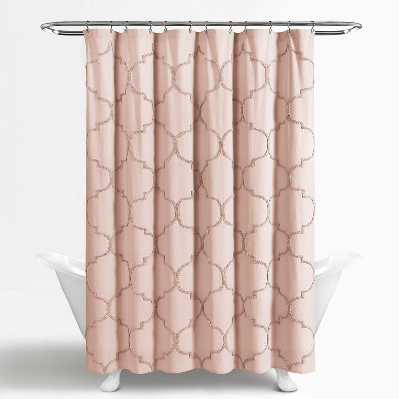 Avon Chenille Trellis Shower Curtain