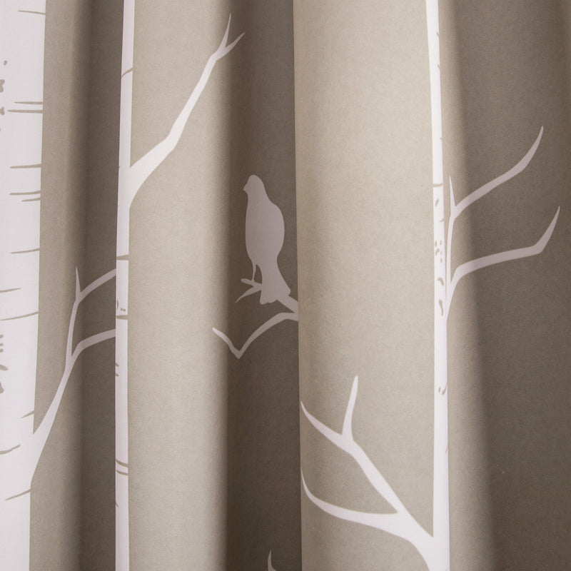 Bird on the Tree Light Filtering Window Curtain Set