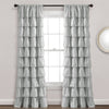 Ruffle Window Curtain Panel