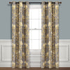 Farmhouse Bird And Flower Insulated Grommet Blackout Window Curtain Panel Set