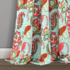 Zara Jacobean Room Darkening Window Curtain Panel Set