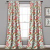 Zara Jacobean Room Darkening Window Curtain Panel Set