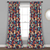 Zara Jacobean Room Darkening Window Curtain Panel Set