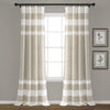 Cape Cod Stripe Yarn Dyed Cotton Window Curtain Panel Set