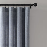 Nantucket Yarn Dyed Cotton Tassel Fringe Window Curtain Panel Set