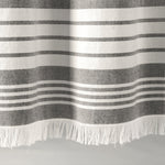 Nantucket Yarn Dyed Cotton Tassel Fringe Shower Curtain