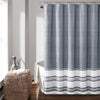 Nantucket Yarn Dyed Cotton Tassel Fringe Shower Curtain