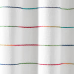 Ombre Stripe Yarn Dyed Cotton Shower Curtain