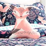 Pixie Fox Quilt 3 Piece Set Twin Size