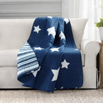 Star Reversible Cotton Throw