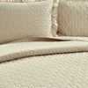 French Country Geo Ruffle Skirt 3 Piece Bedspread Set