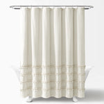 Vintage Stripe Yarn Dyed Cotton Shower Curtain