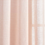 Farmhouse Ombre Stripe Grommet Sheer Window Curtain Panel Set