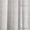 Farmhouse Ombre Stripe Grommet Sheer Window Curtain Panel Set