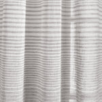 Farmhouse Ombre Stripe Grommet Sheer Window Curtain Panel Set
