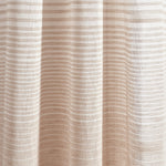 Farmhouse Ombre Stripe Grommet Sheer Window Curtain Panel Set