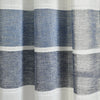 Textured Stripe Grommet Sheer Window Curtain Panel Set