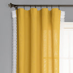 Rosalie Faux Linen Window Panel Set