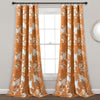 Botanical Garden Light Filtering Window Curtain Panel Set