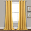 Insulated Grommet Blackout Window Curtain Panel Set