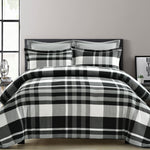 Farmhouse Yarn Dyed Plaid Recycled Cotton Comforter 5 Piece Set