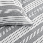 Farmhouse Yarn Dyed Stripe Recycled Cotton Comforter 5 Piece Set