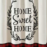 Home Sweet Home Wreath Shower Curtain