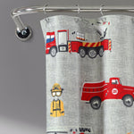 Fire Truck Shower Curtain
