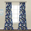 Southwest Llama Cactus Window Curtain Panel Set