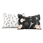 Vintage Paris Rose Butterfly Script Comforter Set