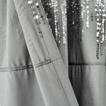 Shimmer Sequins Window Curtain Panel Set
