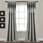Shimmer Sequins Window Curtain Panel Set