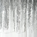 Shimmer Sequins Window Curtain Panel Set